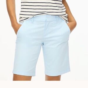 J. Crew Factory Light Blue 9" Frankie Bermuda Chino Shorts 6